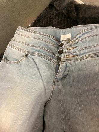 Rifle, dole široké, s poškodením, 40