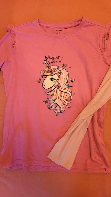 Tričká sinsay-2 kusy - veľ.140 - super stav, sinsay,140