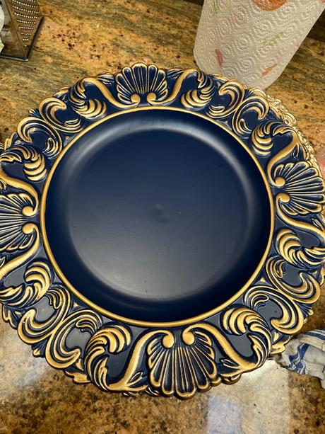 Klubové taniere modré, 