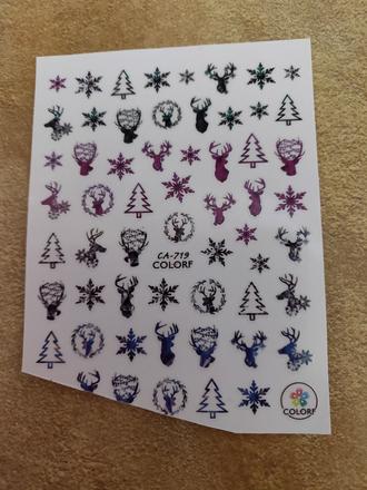 Vodové nálepky na nechty, 