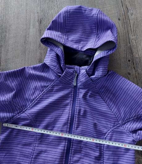 Fialová softshelová bunda, h&m,170