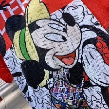 Cervene saty mickey,