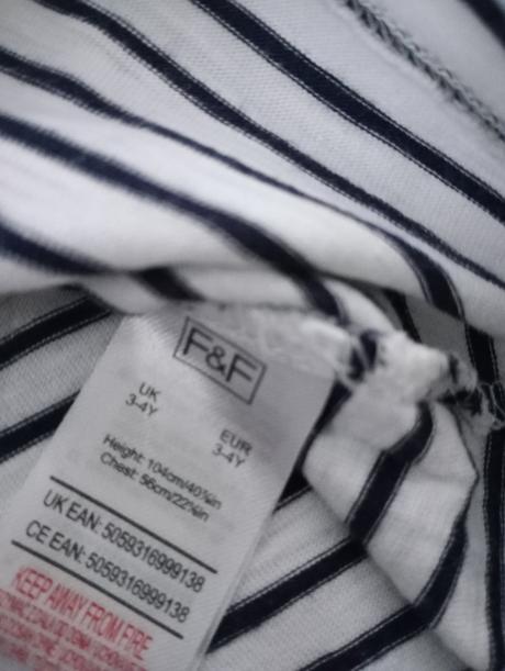 F&f tričko 104, f&f,104