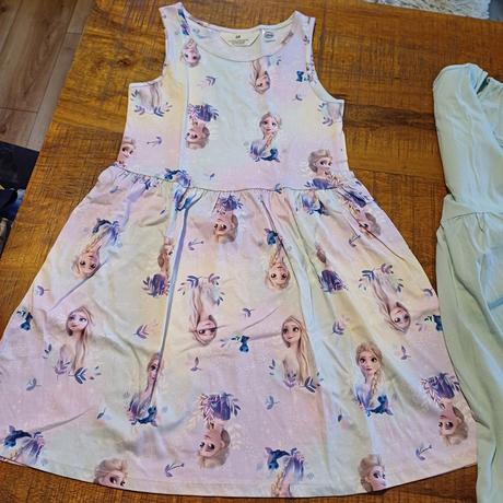 Frozen šaty, h&m,128 / 134