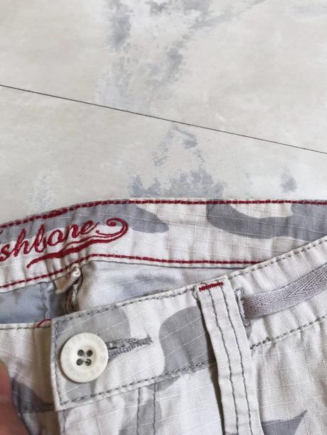 3/4 maskáčové nohavice, fishbone,xs