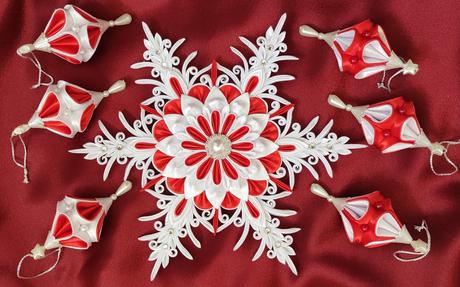 Saténová kvapka dvojfarebná, 