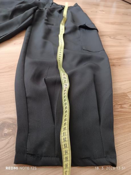 Ľahké nohavice s kapsami, m