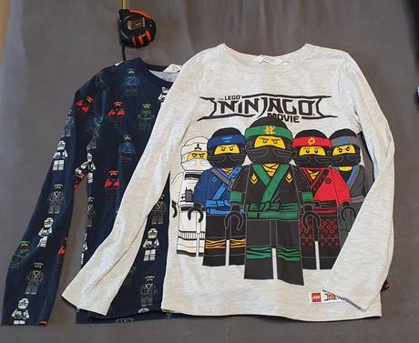 134/140 2ks lego ninjago, h&m,134