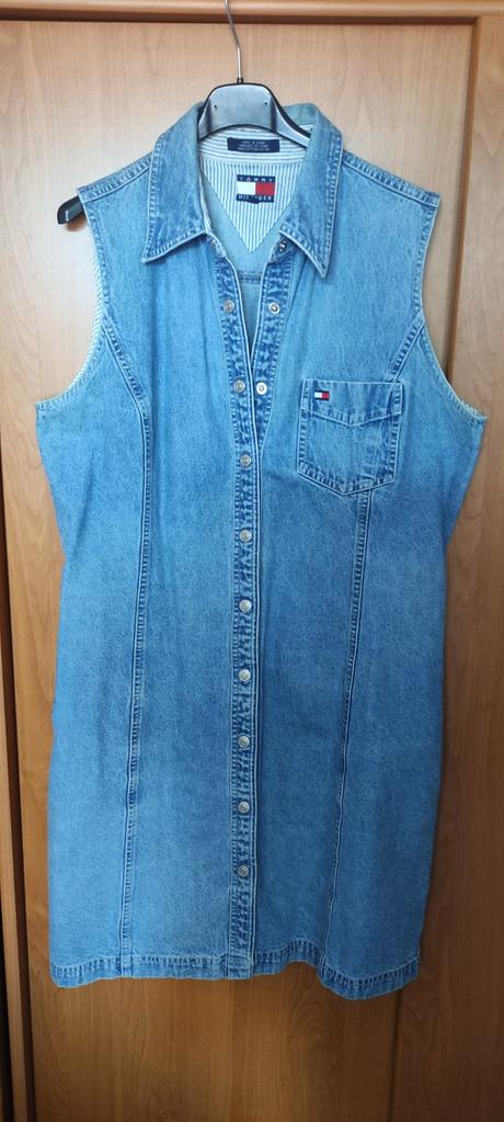 Riflové šaty, tommy hilfiger,l