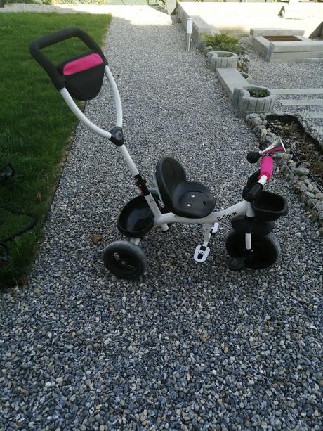 Trojkolka r-sport 360 otočná s rukoväťou na tlače, r-sport