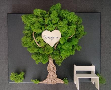 Deň učiteľov, machový obraz, 