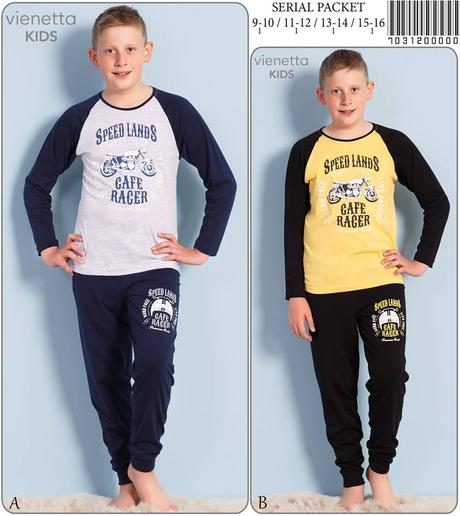 Detské bavlnené pyžamo, 92 - 170