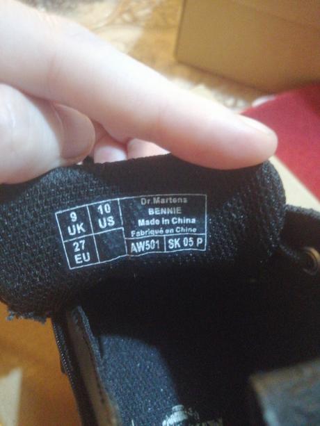 Kožené topánky dr. martens, 27
