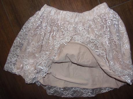 Sukňa - čipka, zara,164