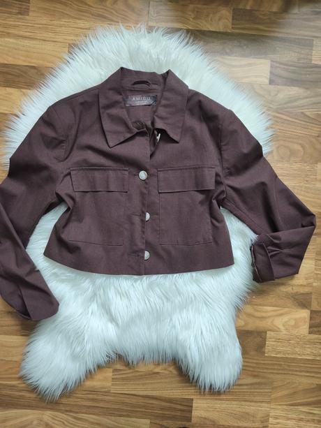 Dámske štýlové crop top sako, amisu,40
