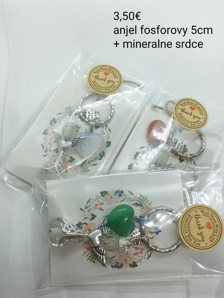 Handmade kľúčenky-anjelikovia na kľúčenku, 