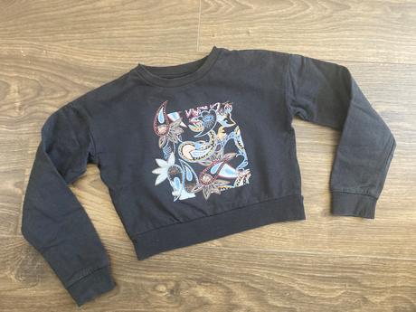 Crop-top mikina, 134