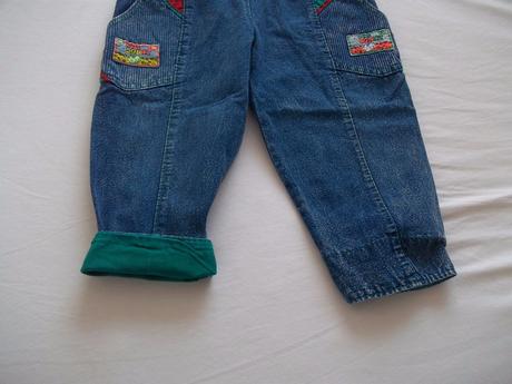 Riflové nohavice na traky - s.s.r. - 2 roky (92), 92