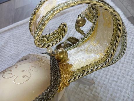 Benátska maska so zvončekmi, 