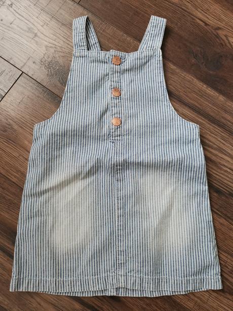 Šaty riflove dievčenské, f&f,80