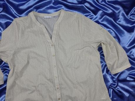 Gina laura kvalitná béžová blúzka, 50