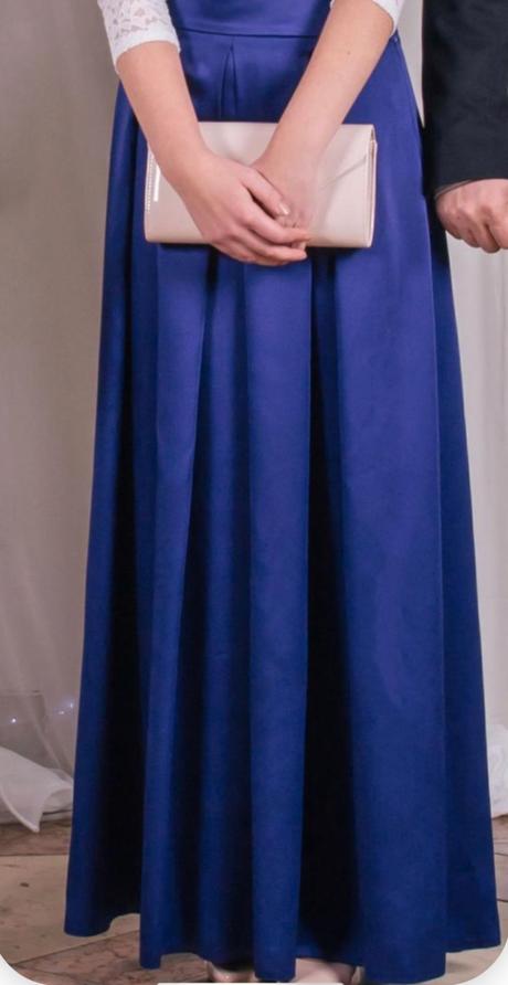 Spoločenská skladaná saténová sukňa, 34