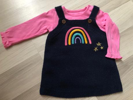Pletené šatičky a body, f&f,68