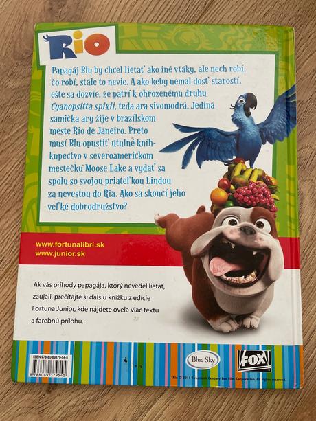 Kniha rio dobrodružstvá papagájá., 