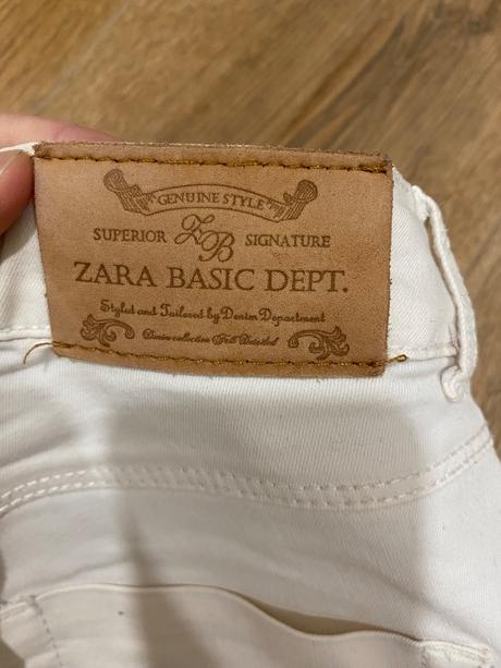 Krásne rifle zara 38 / farba pudrova, zara,38