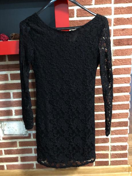 Čierne,cipkovane šaty, amisu,m
