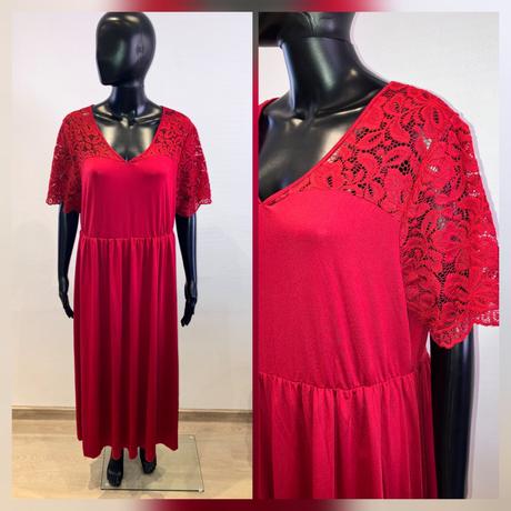 Dámske šaty s čipkou, xxl