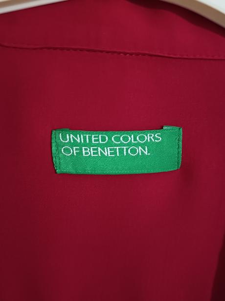 Bordová blúzka benetton, benetton,xxl
