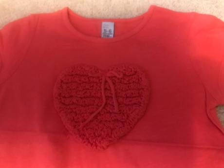Super tričko so srdiečkom zara, zara,116