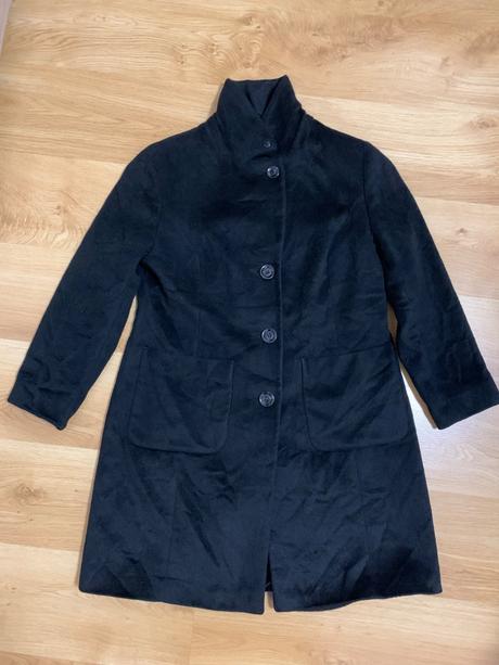 Kabát čierny comma, 44