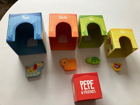 Kartónové kocky so zvierstkami, 