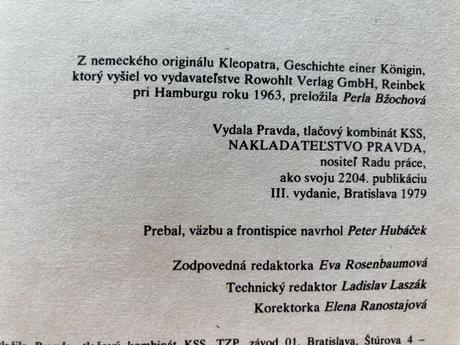 Kleopatra emil ludwig (1979),