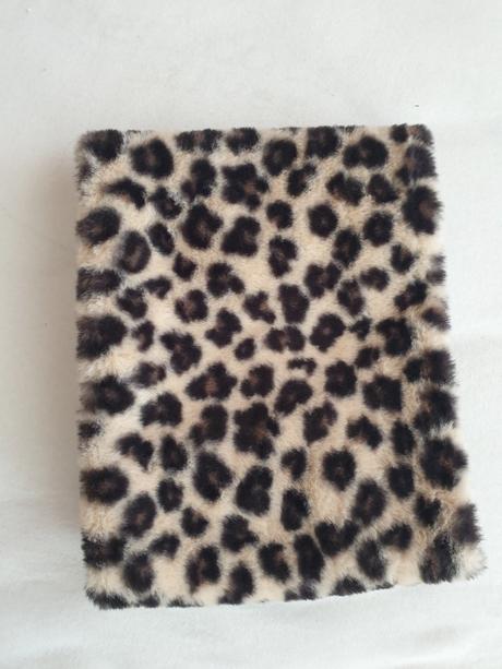 Nekonečný šal z umelej kožušiny (leopardí vzor), h&m