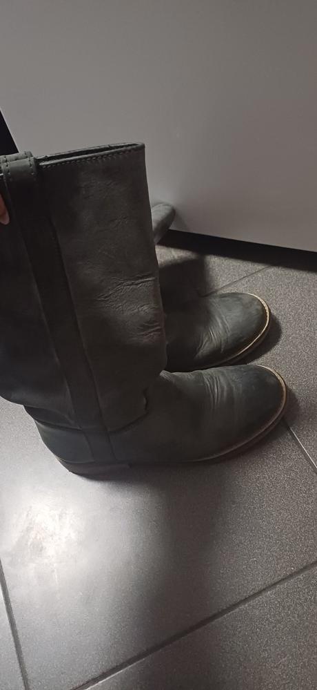 Kožené cizmy., 35