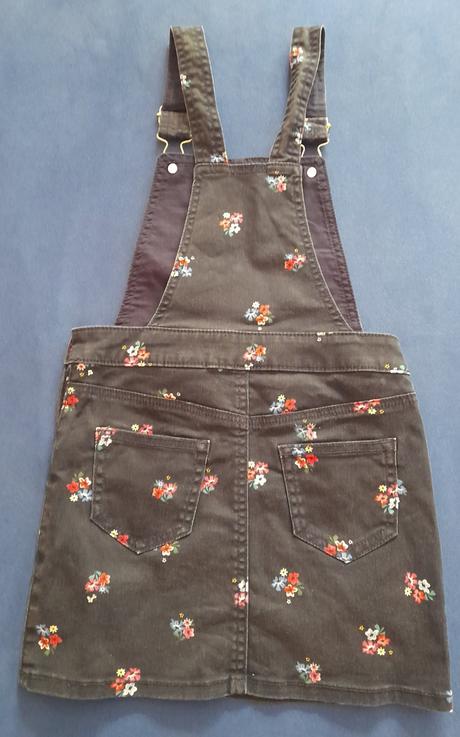 Kvetinková sukňa na traky, h&m,122