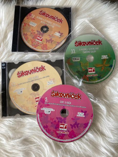 Šikovníček rozprávkové cd 4ks, 