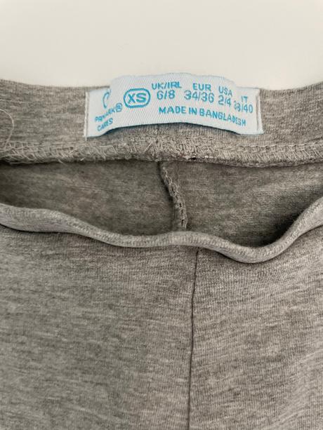 Šedé krátke legíny, primark,36