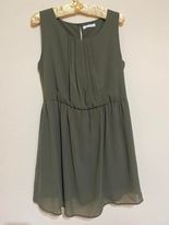 Khaki letné šaty, calliope,m