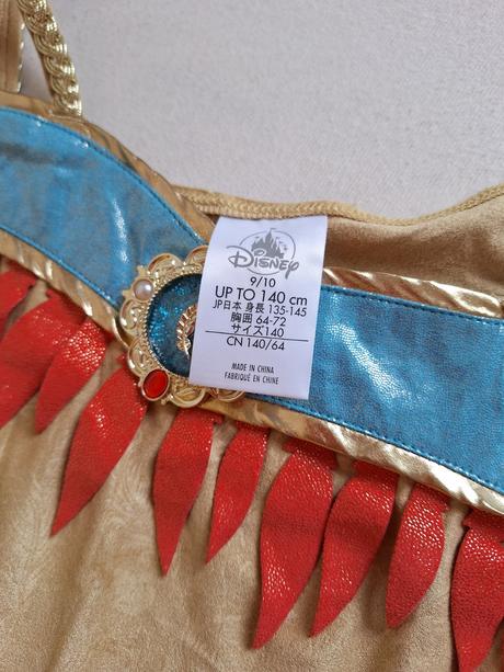 Pocahontas disney store deluxe kostým veľ. 134-140,