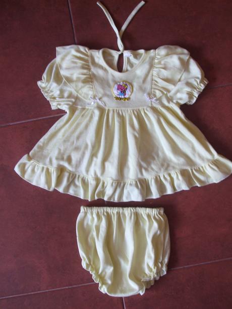 Kompletík - šaty + gaťky, 62