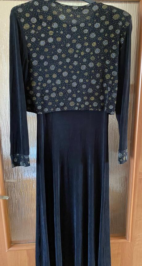 Dlhé spoločenské šaty s bolerkom v. s-m, s