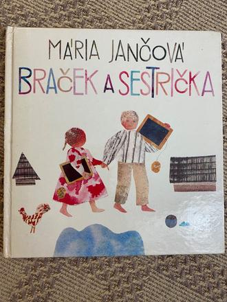 Stará retro kniha braček a sestrička mária jančová, 
