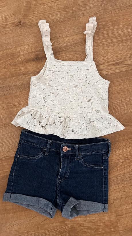 Set kratase a tielko, h&m,110