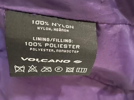 Volcano fialová vatovaná vesta veľkosti xs, xs