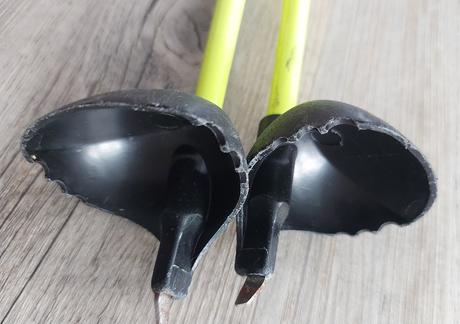 Bežecké lyže so šupinami + palice, fischer,160-169 cm