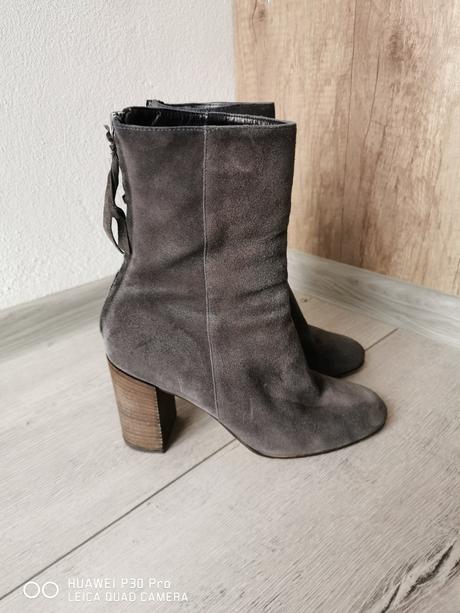 Dámske semišové čižmy högl, 40